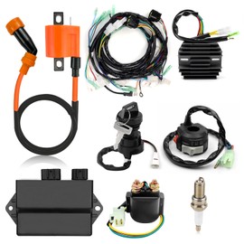 Rectifier Starter Relay Wire Harness Ignition Coil Handlebar Headlight Switch Ignition Key Switch CDI Box For Yamaha Warrior 350 YFM350 YFM350 1997-2001 4GB-82510-00-00 4BD-82510-00-00 3GD-82590-40-00