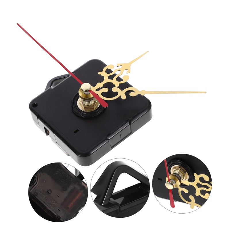 WOONEKY DIY Wall Clock Mechanism Replacement Set 15-20cm Clock Movement