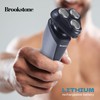 Brookstone - 3 Head Rotary Shaver, Precision Shave, Cutting-Edge Design,
