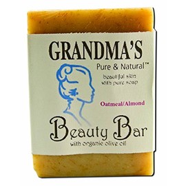Remwood Products Co. - Pure del Grandma y harina de avena de la barra de la bellezaalmendra naturales - 4 oz.                                         