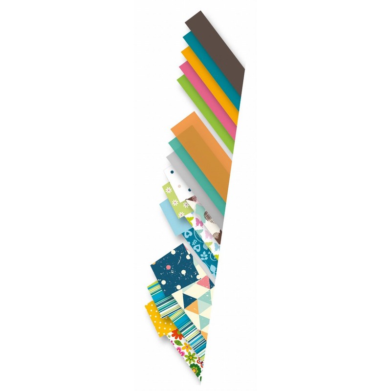 Folia 129502 Paper Strips Sommer, 168 Nappies