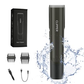 Favrison Hair Clippers for Men, Automatic Vacuum Professional Cordless Hair Clippers, Waterproof & USB Rechargeable Hair Cutting Kit Hair Trimmer with Magnetic Storage Bin