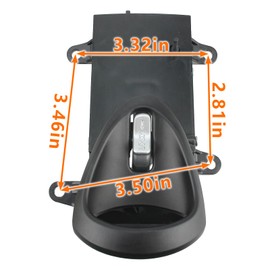 GoaMotors H0670-CD70A Interior Door Handle Right Passenger Side Fit for Nissan 350Z, Black