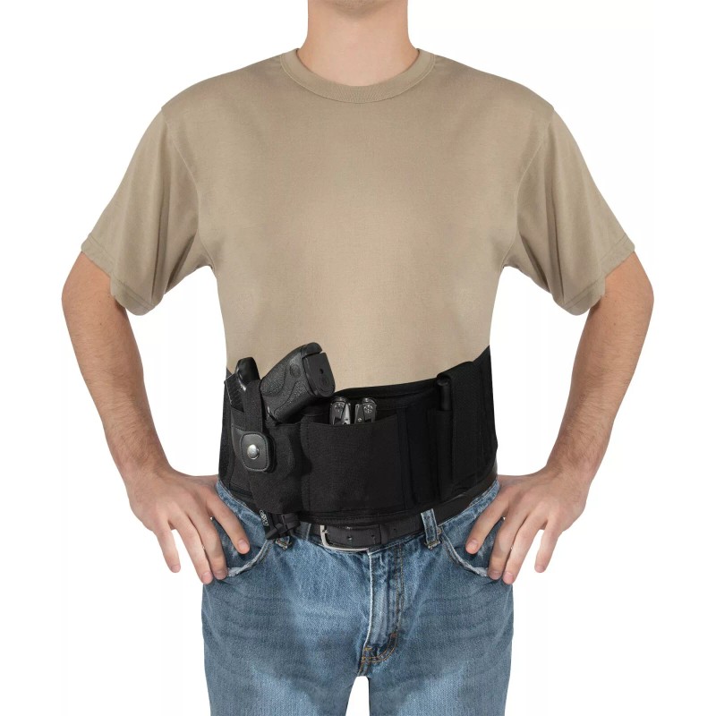Rothco Black Concealed Carry Neoprene Belly Band Discreet Concealed CCW