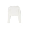 VERTBAUDET Girls Short Cardigan, Ecru