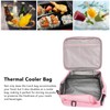 Lunch Bag Small Lunch Box Gradient Pink Reusable Leakage Proof