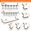Hogurity 296 PCS Pegboard Hooks,1/4" Extra Thick Heavy Duty Pegboard