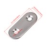 RDEXP 10pcs Stainless Steel Flat Corner Brace Brackets Mending Plates