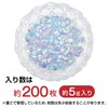 Sequin Turtle Shell 6mm Approximately 200 Sheets [Aurora White] White