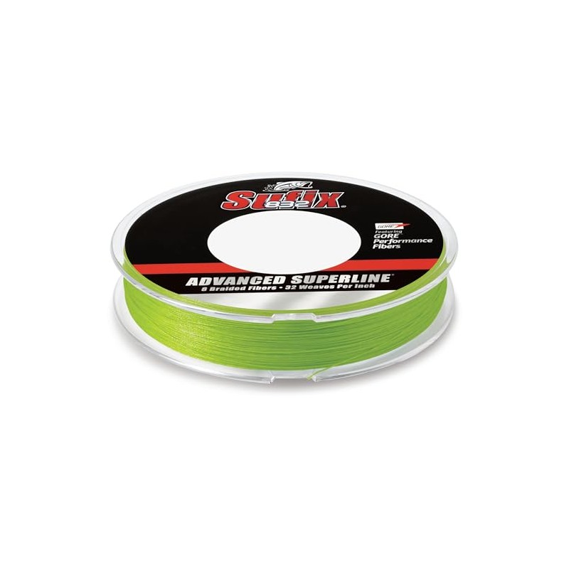 Sufix 832 Braid 50 lb Neon Lime 300 yards