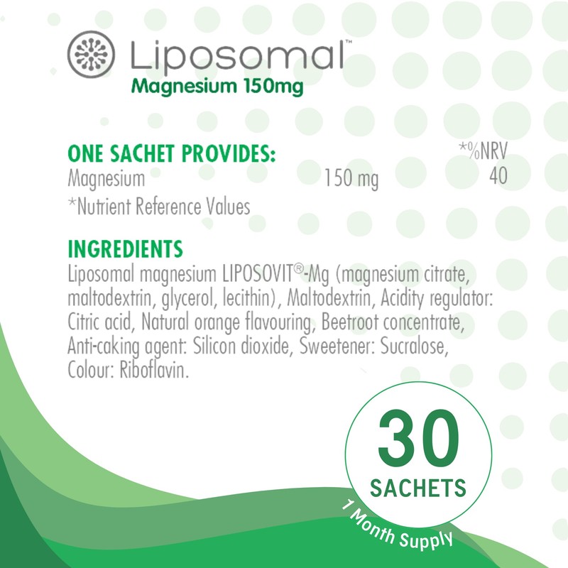 Quest - Liposomal Magnesium Citrate Complex 30x 150mg Sachets. High