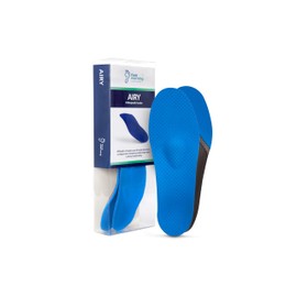 Foot Morning - Airy - Shock-Absorbing Orthopaedic Textile and EVA Foam Insoles - for Adults with Longitudinal and Transverse Arch Support and Metatarsal Pads - 1 Pair (38 EUR)