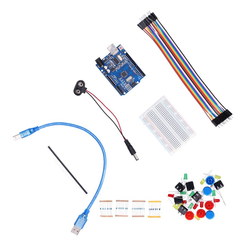 Development Board Starter Kit for R3 Mini Breadboard LED Jumper