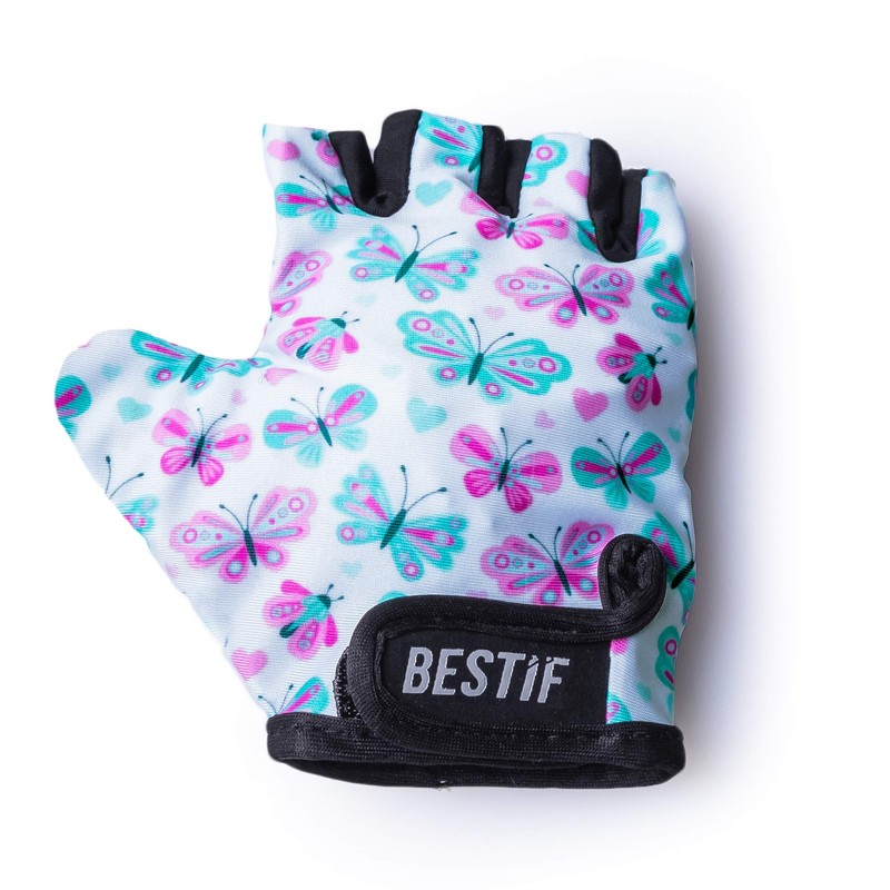 Bestif Children's Cycling Gloves for Boys and Girls, Fingerless Cycling
