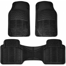 Tapetes Universales para Auto y Camionet de Plástico Uso Rudo Alfombrillas para Auto Antideslizante (Universal 2)