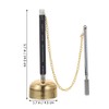 Flexible Brass Chime Bell for Buddhist Temple Rituals, Meditation, and