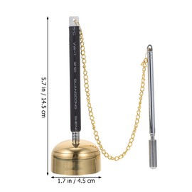 Flexible Brass Chime Bell for Buddhist Temple Rituals, Meditation, and Zen Decor Handheld Bell