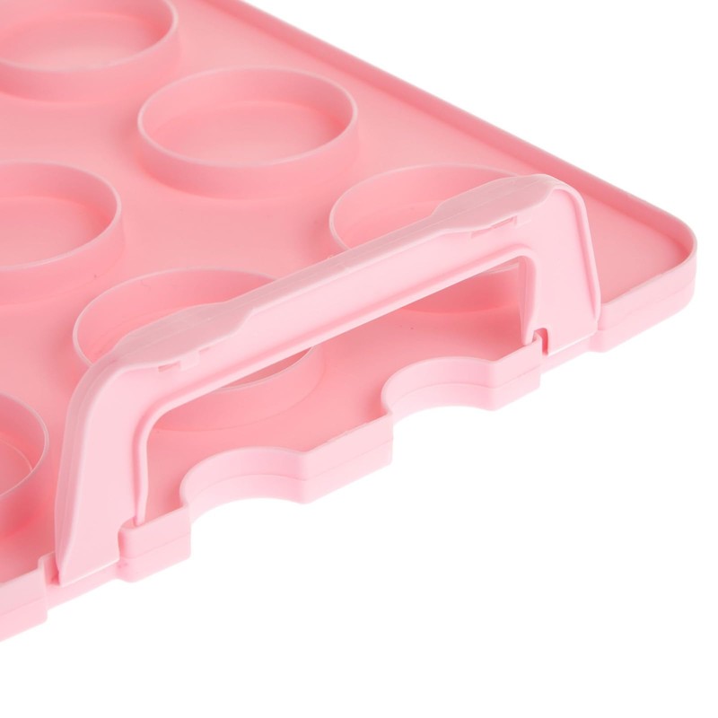 Juvale 3-Tier Cupcake Carrier - Airtight Plastic Container for Baking