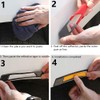 BoYeeBo Universal 4Pcs Carbon Fiber Car Wheel Eyebrow Bump Protector