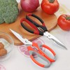 Vutyvve Kitchen Scissors, Stainless Steel Blades, Soft Handle, Multifunctional Kitchen