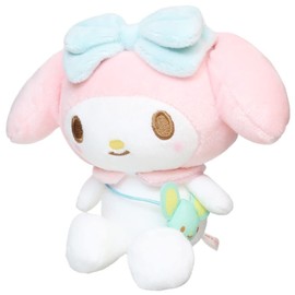 Kei Company SAN-ONS-MM Sanrio Characters Natsukashi Series Sitting Plush Toy, My Melody