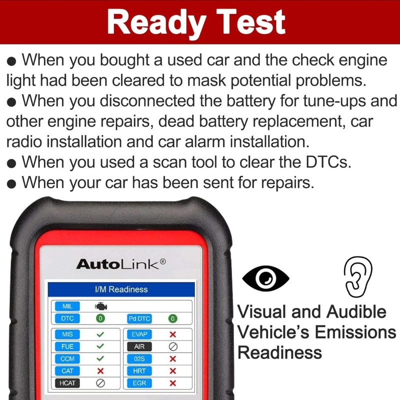 Autel AutoLink AL329 AL529HD OBD2 CAN OBDII Auto Car Code