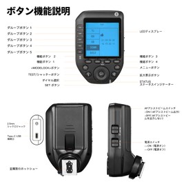 GODOX XproII-F Transmitter TTL 2.4G Wireless System Flash Trigger, High Speed Sync, HSS 1/8000s Transmitter, 16 Groups, 32 Channels, App Compatible, Easy Operation, Compatible with Fuji Cameras,