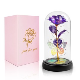 LIAN Rose Flower Gifts for Women, Forever Rose Flower Lamp, Mothers Day Flowers Gifts for Mom, Birthday Gifts Women, Rose Gifts. Gift for Valentine's Day, Mother's Day, Christmas,Anniversary,Birthday