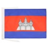 AZ FLAG Cambodia Flag 18'' x 12'' cords - Cambodian