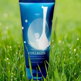콜라겐 핸드크림 100ml 대용량 보습촉촉+ 품(크림1박스) Collagen Hand Cream 100ml Large Size Moisturizing + 1 Box of Cream
