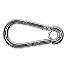 1/4" Spring Snap Hook Carabiner with Eyelet T316 Stainless Steel: 2, 5, 10, 20, 25 pcs (5)