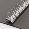 MUJI NAA70A9S Dark Gray B5 26 Hole Binder