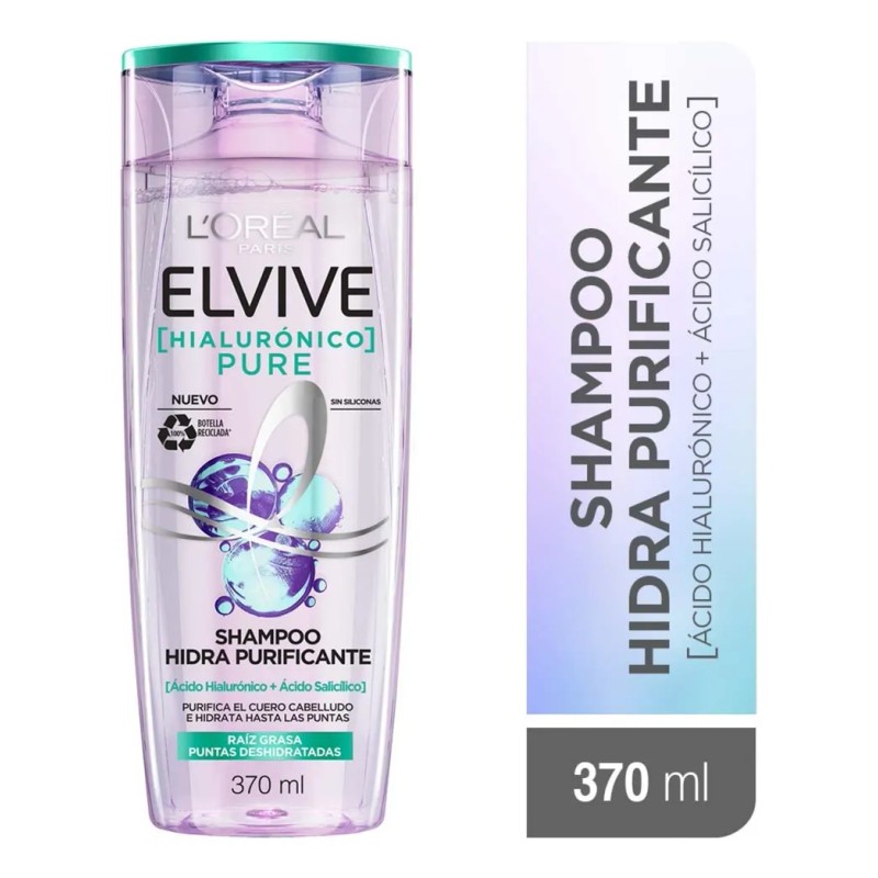 Shampoo Elvive Hialurnico Pure x370ml