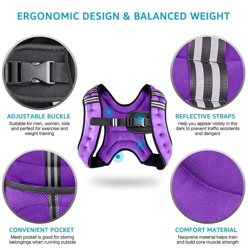 Henkelion Weighted Vest Weight Vest for Men Women Kids Weights