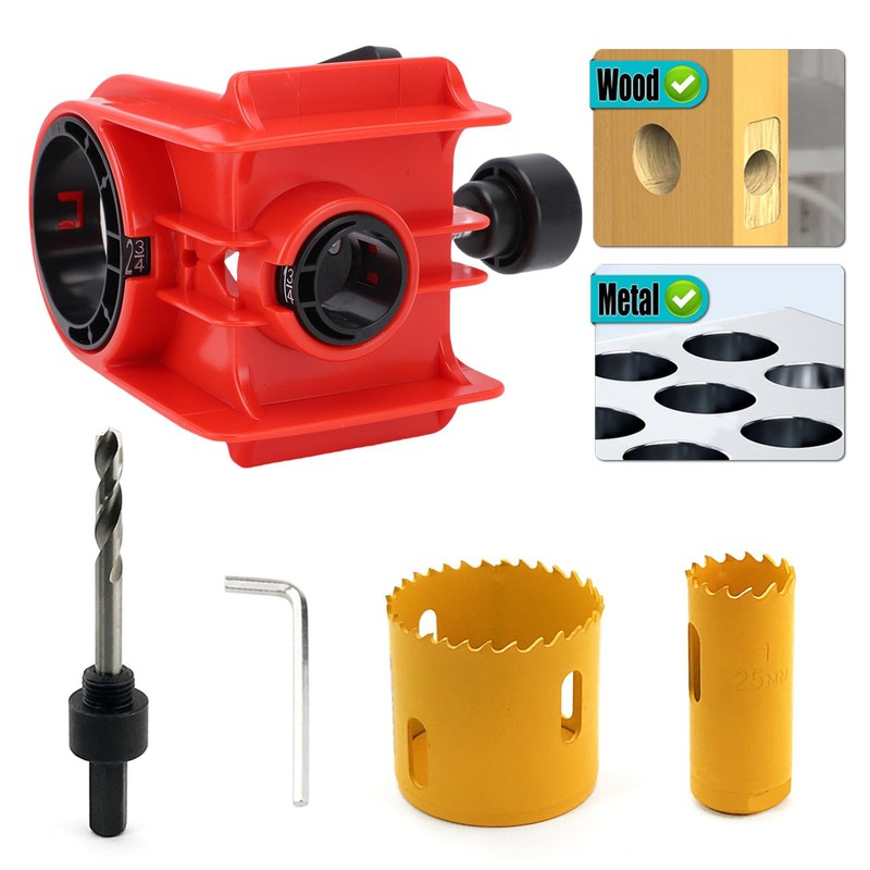 FTVOGUE Door Lock Installation Set Door Lock Hole Saw Kit