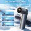 GOSALISU Portable Handheld Fan - Rotatable Mini Fan, Gray