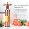 Pepper Mill Professional Refillable Ceramic Rotor Coarseness Adjustable Manual Pepper