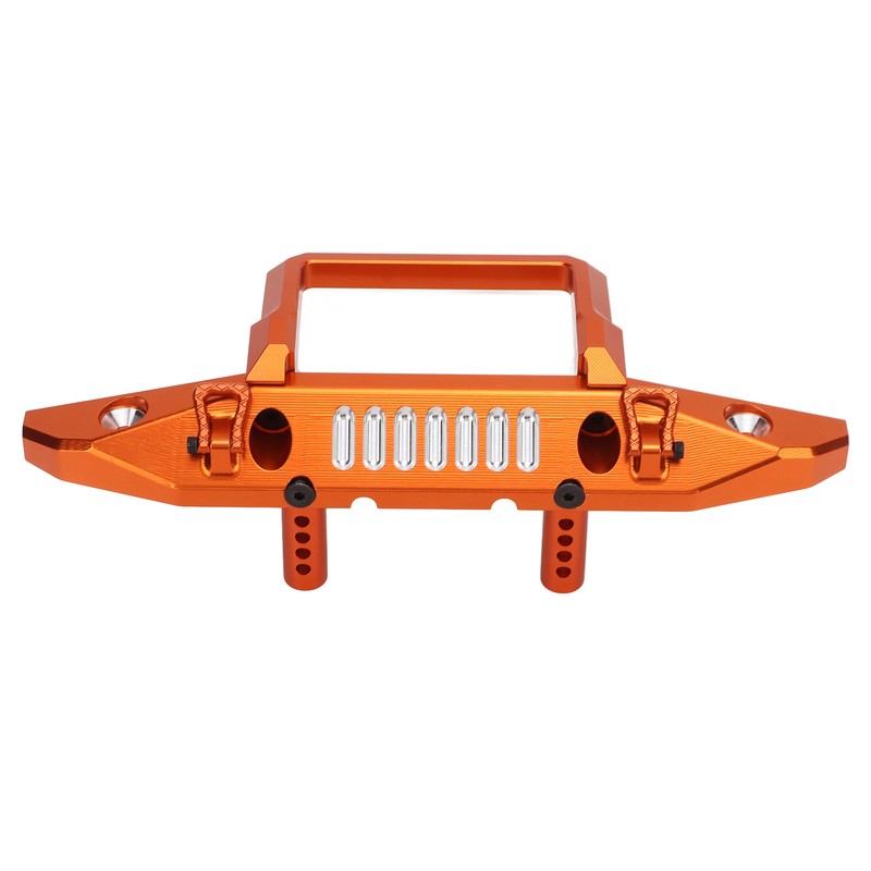 Aluminum Alloy Front Bumper RC Car Upgrade Accessory with LED