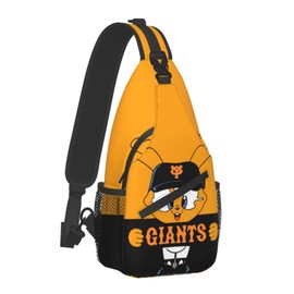 Yomiuri Giants Crossbody Bag, Shoulder Bag, Large Capacity, Waterproof, Lightweight, One Shoulder Bag, Sports, Outdoor, Cycling, Casual, Travel, Waist Bag, Crossbody Bag, Sports Bag, Leisure Bag,
