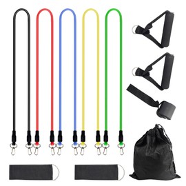 Pack of 5 Resistance Bands, CHSEROK Resistance Bands, Strength Training, Freely Combinable Training Band, Expander Fitness, Suitable for Home, Office, Park