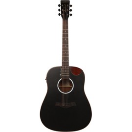 Kadence Acoustic Electric Guitar - Slowhand Premium Electric Acoustic Guitar (Black Spruce Top, Rosewood Fretboard) - Electro Acoustic Guitars with Strings, Cable, Pro Capo, Picks & Bag (SH04 Black)