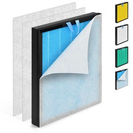 Vital 100S Smoke Remover Replacement Filter Compatible with LEVOIT Air Purifier Filter Vital 100S-RF-SR and 100S-RF for Levoit Air Purifier Vital 100S and Vital 100S-P, 1 HEPA & 2 Extra Pre-filter