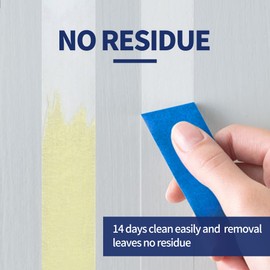 TAPEBEAR Multi-Surface Painter's Tape, UV Anti Residue Free Blue Tape, Wall Painting Masking Tape with Sharp Lines for Indoor Outdoor Painting, 1.88 inch x 60 Yard, 36 Rolls