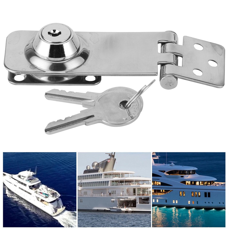 Keyed Hasp Locks Stainless Steel Locking Hasp Latch for Boat