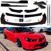 Unbranded For Subaru Impreza Front Rear Bumper Lip Spoiler Splitter