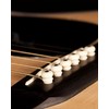 BPTRKOM Guitar Pins Bridge Plastic Guitar Bridge with 2 Pieces