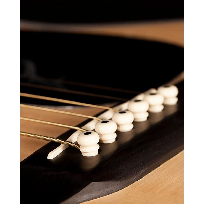 BPTRKOM Guitar Pins Bridge Plastic Guitar Bridge with 2 Pieces