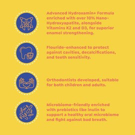 SuperMouth Ortho Toothpaste – for Braces & Aligners, Fluoride + Nano Hydroxyapatite, Adults & Kids, Fights Cavities & Decalcifications, Orthodontist-Developed, Safe Clean Ingredients, 4 Tasty Flavors