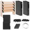Louver Hardware Kit,Stainless Steel Deck Sunblind System for Louver Shutters