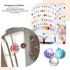 Multicoloured Feng Shui Faceted Crystal Ball Prism 30 mm Suncatcher